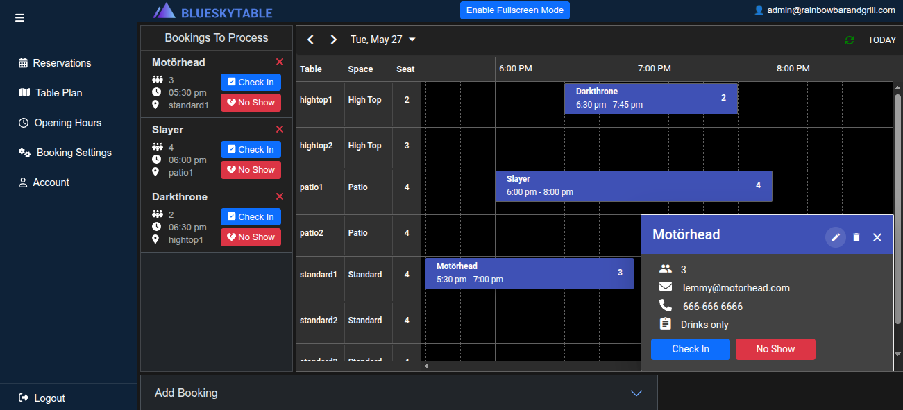plateforme blueskytable